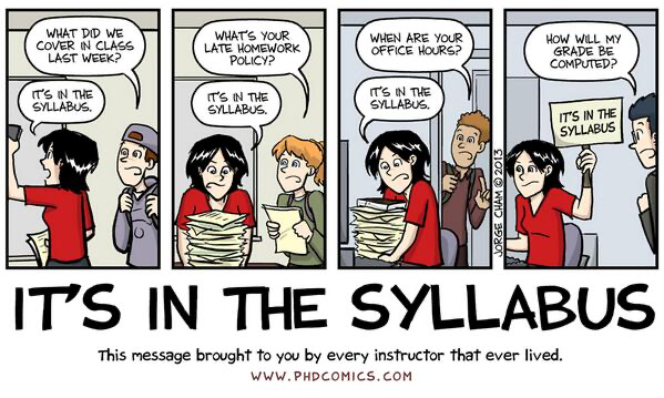 Syllabus PhD Comics